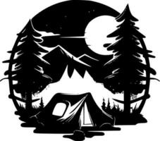 camping - hoog kwaliteit vector logo - vector illustratie ideaal voor t-shirt grafisch
