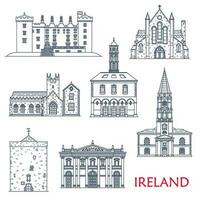 Ierland architectuur, Kilkenny, tholsel, waterford vector