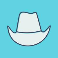 cowboy hoed vector icoon