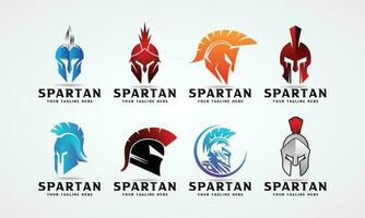 spartaans logo ontwerp pak vector