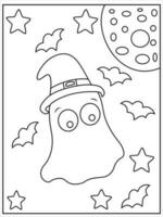 vector halloween kleur Pagina's voor kinderen en volwassen