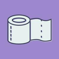 toilet papier vector icoon