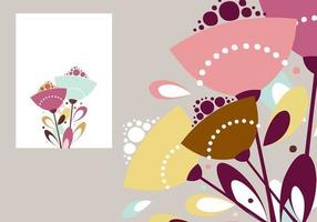 Abstracte Bloemen Illustrator Wallpaper Pack vector