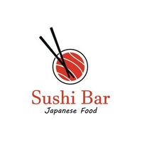 sushi vector logo sjabloon, of Japans specialiteiten.