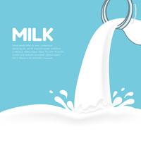 Milk Splash Vector