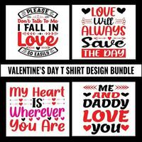 Valentijnsdag dag t overhemd ontwerp bundel, mode, overhemd, ontwerp, vector