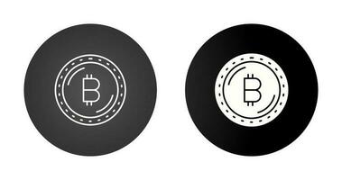 bitcoin valuta vector icoon