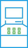 geldautomaat vector pictogram