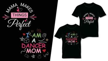 gelukkig moeder dag typografie vector tee shirt, belettering en sjabloon ontwerp voor mam en kinderen. ontwerp met citaat voor afdrukken t-shirt, belettering, poster, label, geschenk, kaart enz.