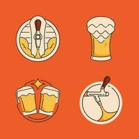 ambacht bier logo reeks vector