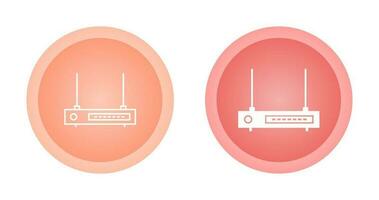 Wifi router vector icoon