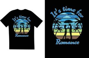 romantisch t-shirt ontwerp vector het dossier