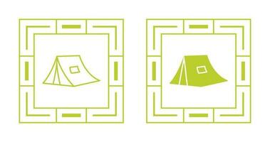 tent vector pictogram