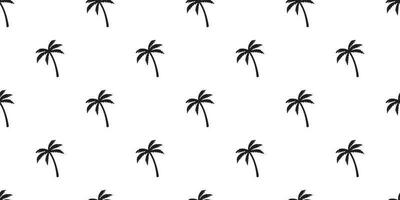 palm boom naadloos patroon vector kokosnoot boom eiland strand zomer tropisch sjaal geïsoleerd tegel achtergrond herhaling behang illustratie