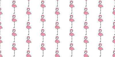 flamingo naadloos patroon vector roze flamingo's tropisch sjaal geïsoleerd tegel achtergrond herhaling behang tekenfilm illustratie