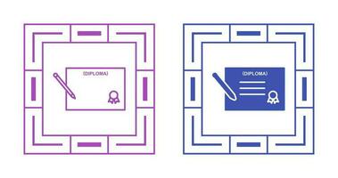 diploma vector pictogram