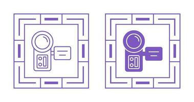 videocamera vector pictogram