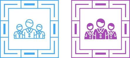 team vector pictogram