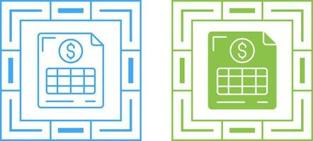 factuur vector pictogram