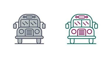 schoolbus vector pictogram