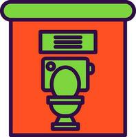 toilet vector icoon ontwerp