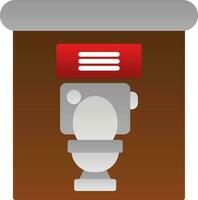 toilet vector icoon ontwerp