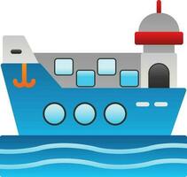 lading schip vector icoon ontwerp