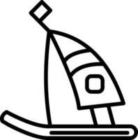 windsurfen vector icoon ontwerp