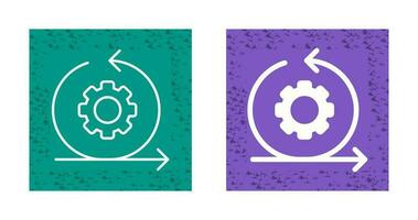 werkstroom vector pictogram