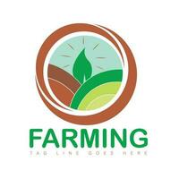landbouw logo sjabloon - logo vector