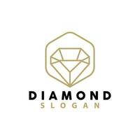 smaragd logo, edelsteen vector, luxueus premie wijnoogst retro elegant ontwerp, diamant sieraden icoon, symbool illustratie vector