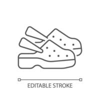 medische schoenen lineaire pictogram vector