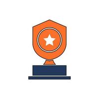 trofee icoon vector illustratie. trofee icoon vector eps