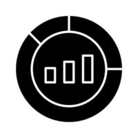 cirkeldiagram pictogram vector