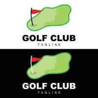 golf bal logo, vector stok golf. buitenshuis sport- spel, discipline ontwerp, icoon sjabloon