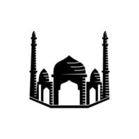 moskee illustratie ontwerpsjabloon vector
