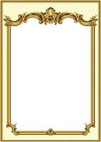 gouden klassiek frame portaal vector