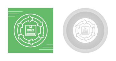 orderverwerking vector pictogram