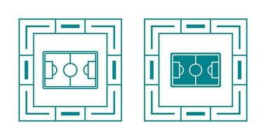 tafel Amerikaans voetbal vector icoon