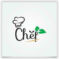 vector chef restaurant logo ontwerp illustratie logo premie elegant sjabloon vector eps 10