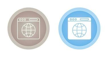 browser vector pictogram