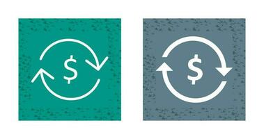 valuta wisselen vector pictogram