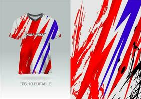 t-shirt sport- abstrac structuur voetbal ontwerp voor racing voetbal gaming motorcross gaming vector