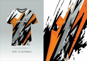 t-shirt sport- abstrac structuur voetbal ontwerp voor racing voetbal gaming motorcross gaming vector