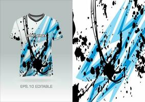 t-shirt sport- abstrac structuur voetbal ontwerp voor racing voetbal gaming motorcross gaming vector