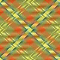 textiel Schotse ruit patroon. naadloos controleren textuur. plaid achtergrond kleding stof vector. vector