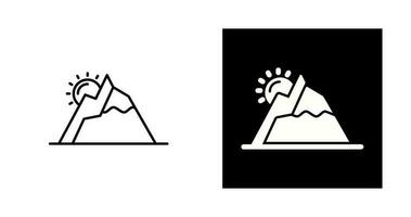 berg vector pictogram