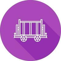 trolley vector pictogram vector