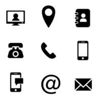 web pictogrammen vector set. web ontwerp symbool illustratie. computer en mobiel logo.