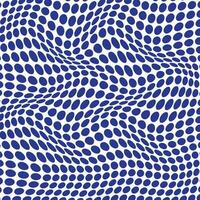 abstract naadloos blauw polka punt Golf patroon kunst. vector